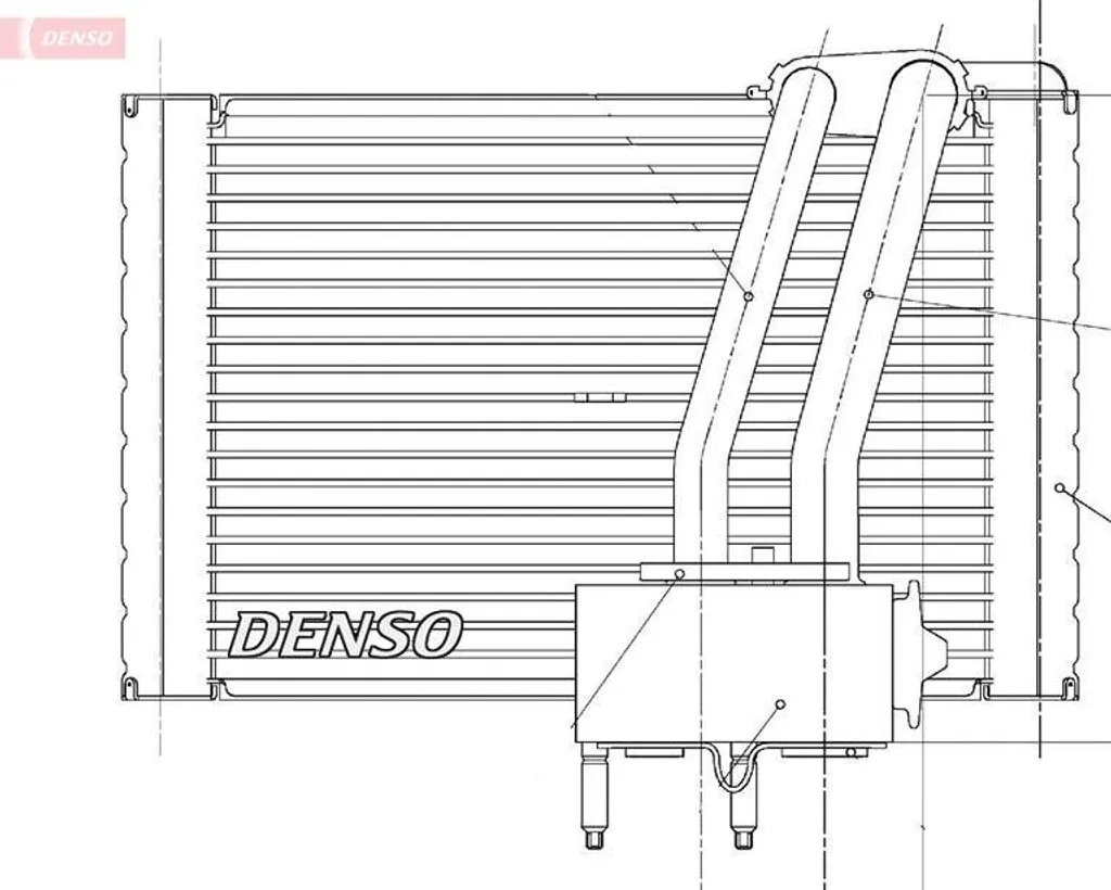 Évaporateur de climatisation pour Expert et Jumpy - Pièce DENSO DEV07005