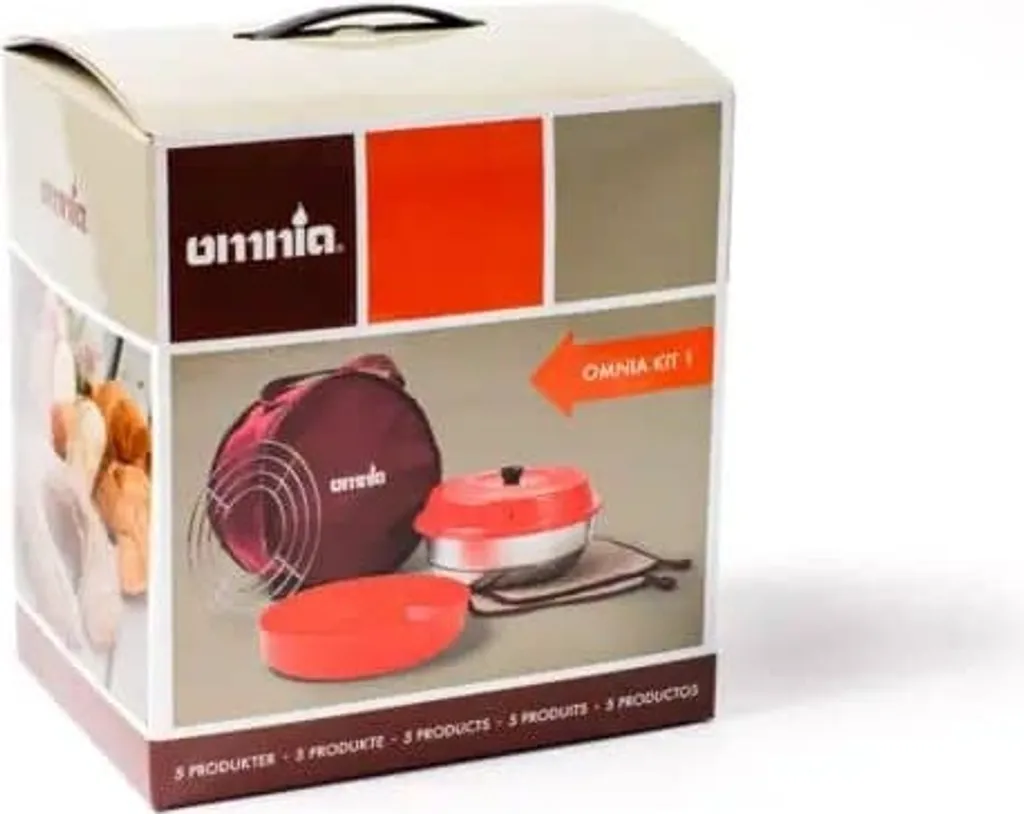 Set d'accessoires de cuisson Omnia 5 pièces pour four de camping-car - 22
