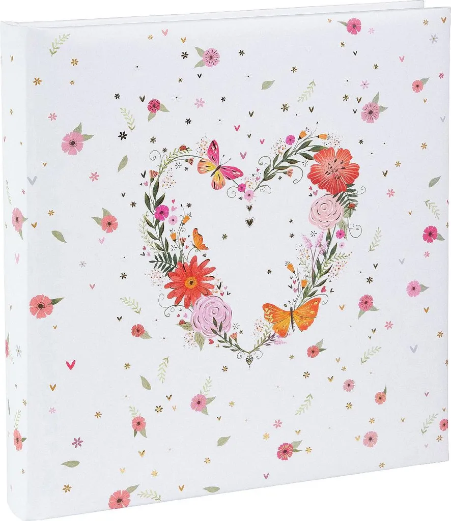Album Photo Floral Embrace 60 Pages avec Intercalaires Pergamine 30x31