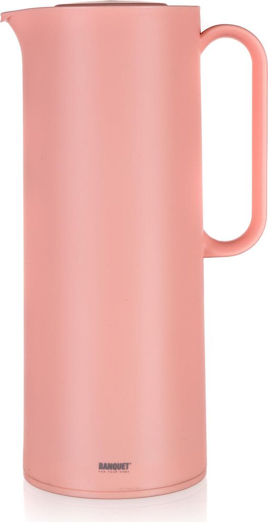 thermoskanne 1l MATTY Glas/PH PINK