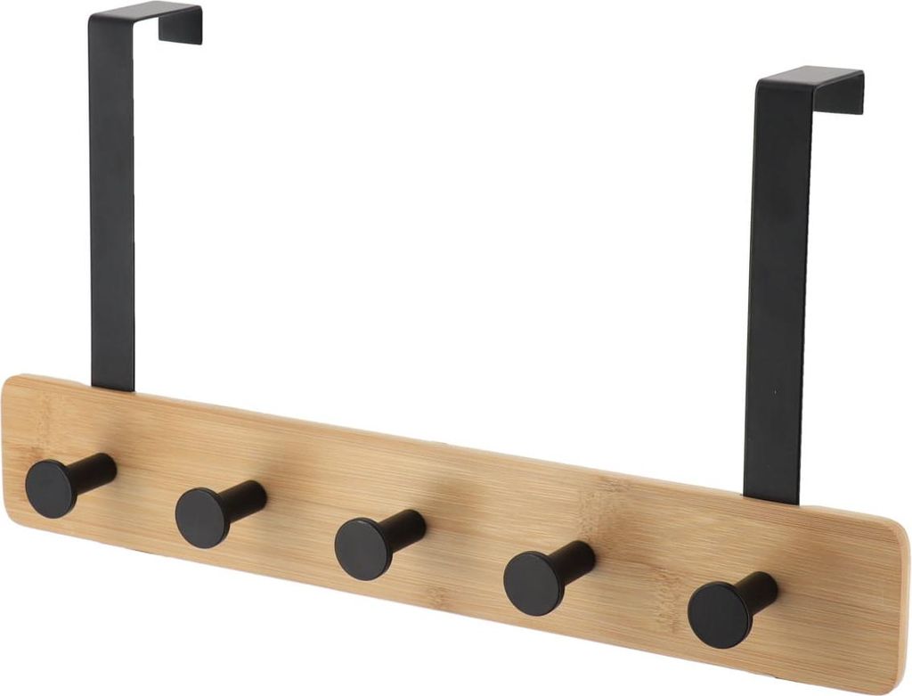 Türhaken aus Metall, 5 Haken, 20 x 37 x 9 cm