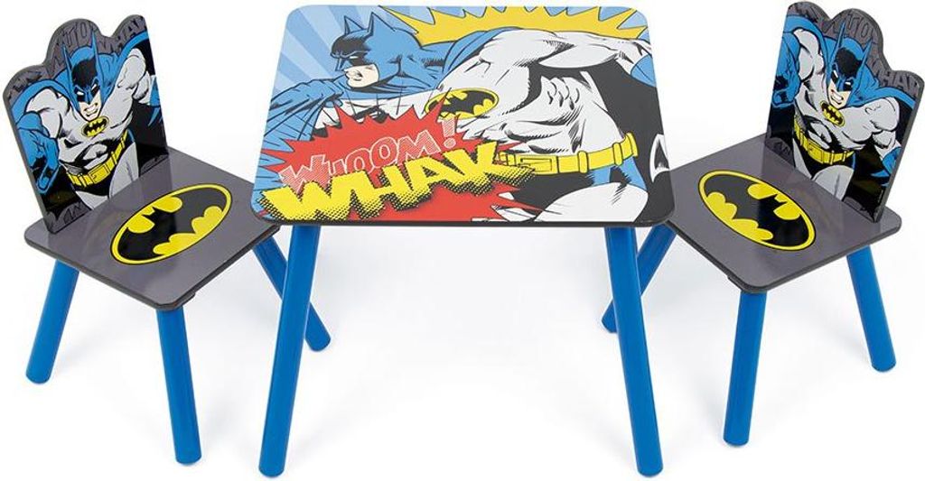 Batman Set Kindersitzgruppe Tisch Mit Stühlen Mehrfarbig Mehrfarbig One Size