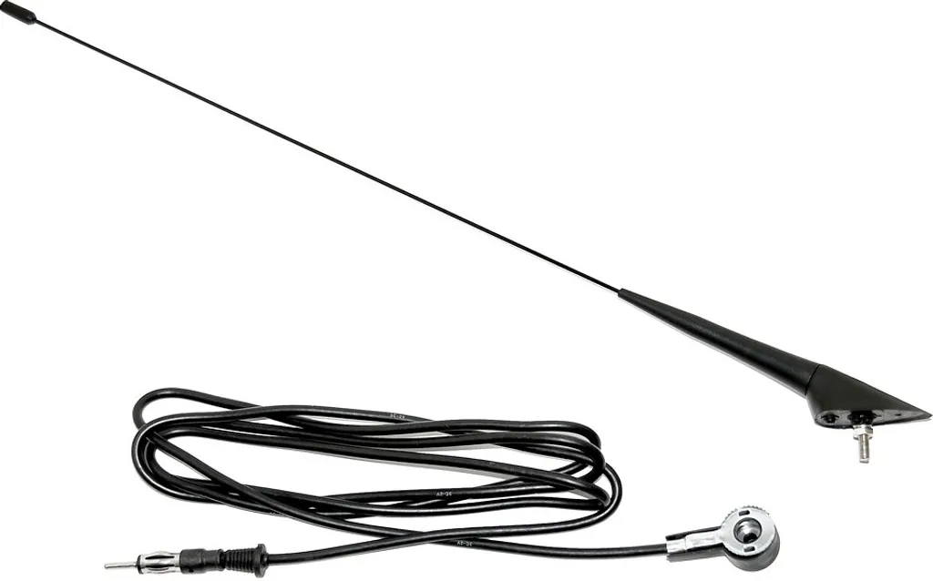 Antenne radio voiture de 50 cm - Brin de remplacement flexible et noir
