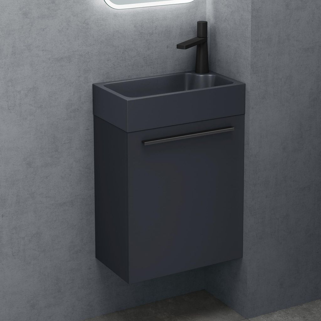 doporro Mobile Bagno Sospeso 46 cm con lavabo in Immagine del prodotto 