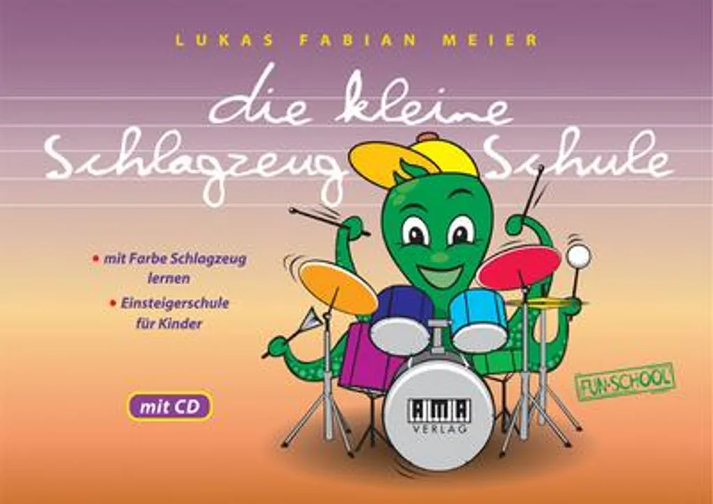 Livre batterie débutant Die kleine Schlagzeug-Schule pour progresser