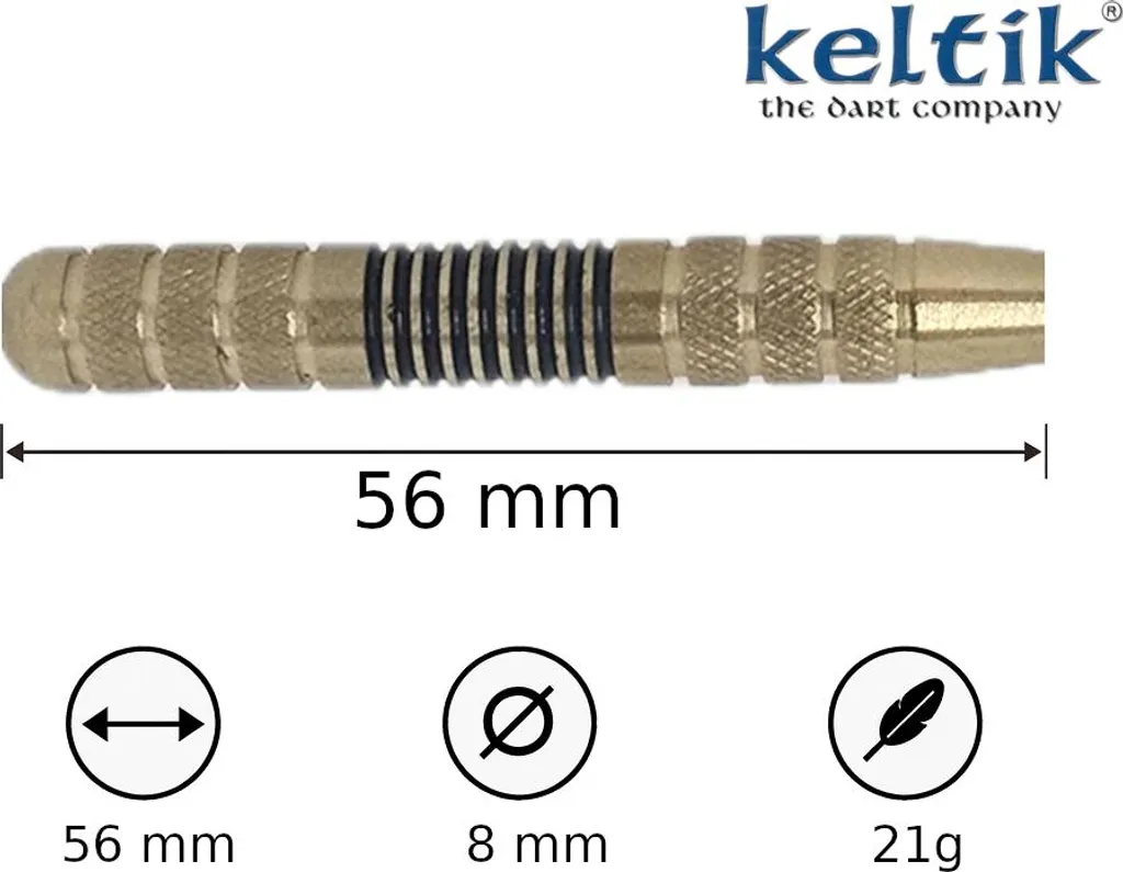 Fléchettes de Compétition Keltik Dragon 21g pour Progresser au Tir - 4