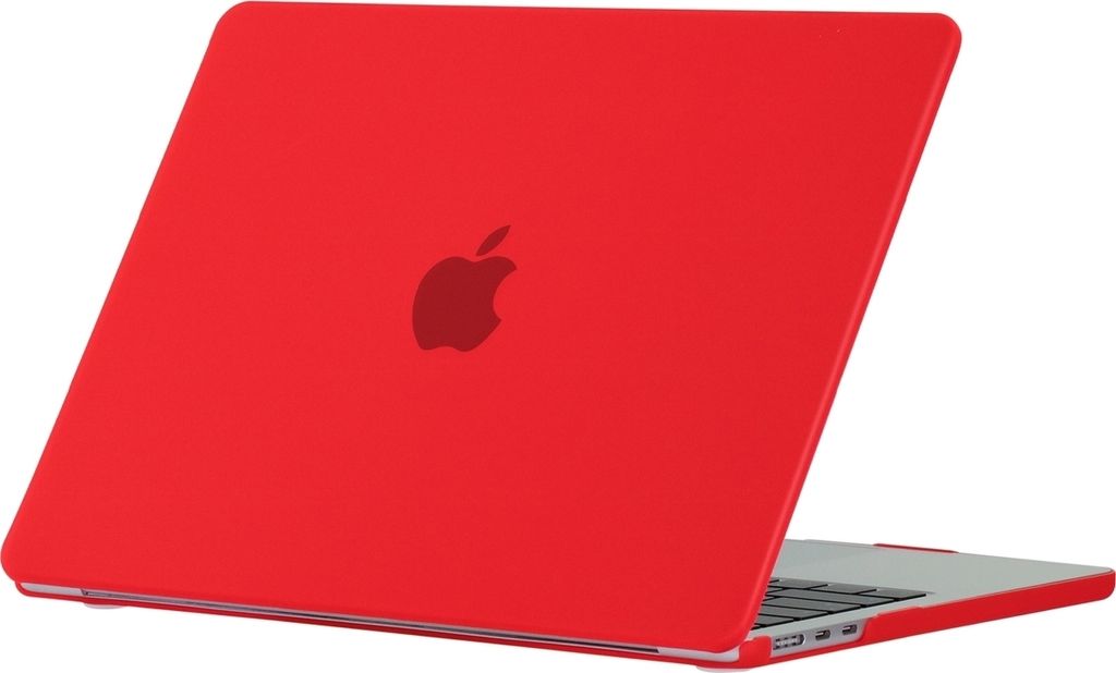 Mobigear Matte MacBook Air 15 Zoll (2023-2025) Hardcase Hülle MacBook Case - Rot - Model A2941 / A3114 / A3241