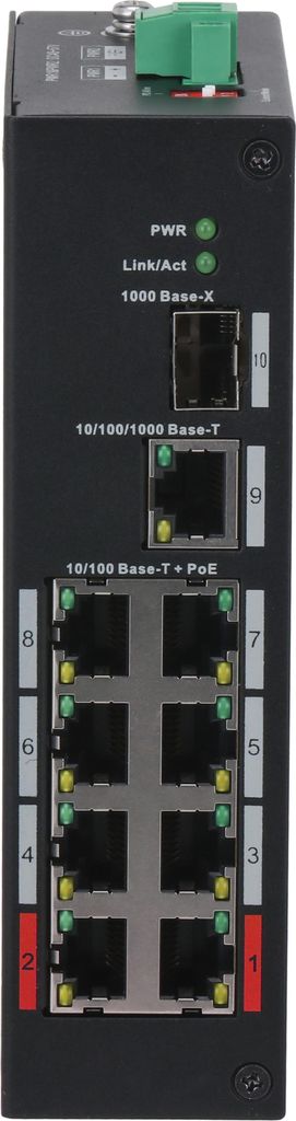 DAHUA DH-PFS3110-8ET-96 10-Port Unmanaged Desktop Switch with 8 Port PoE