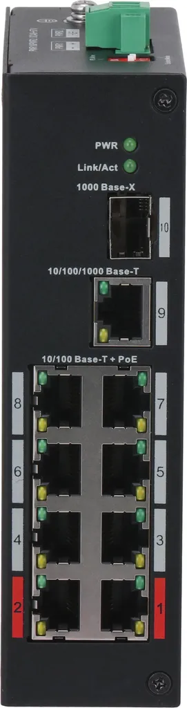 Switch PoE non administrable Dahua 10U pour caméra de sécurité