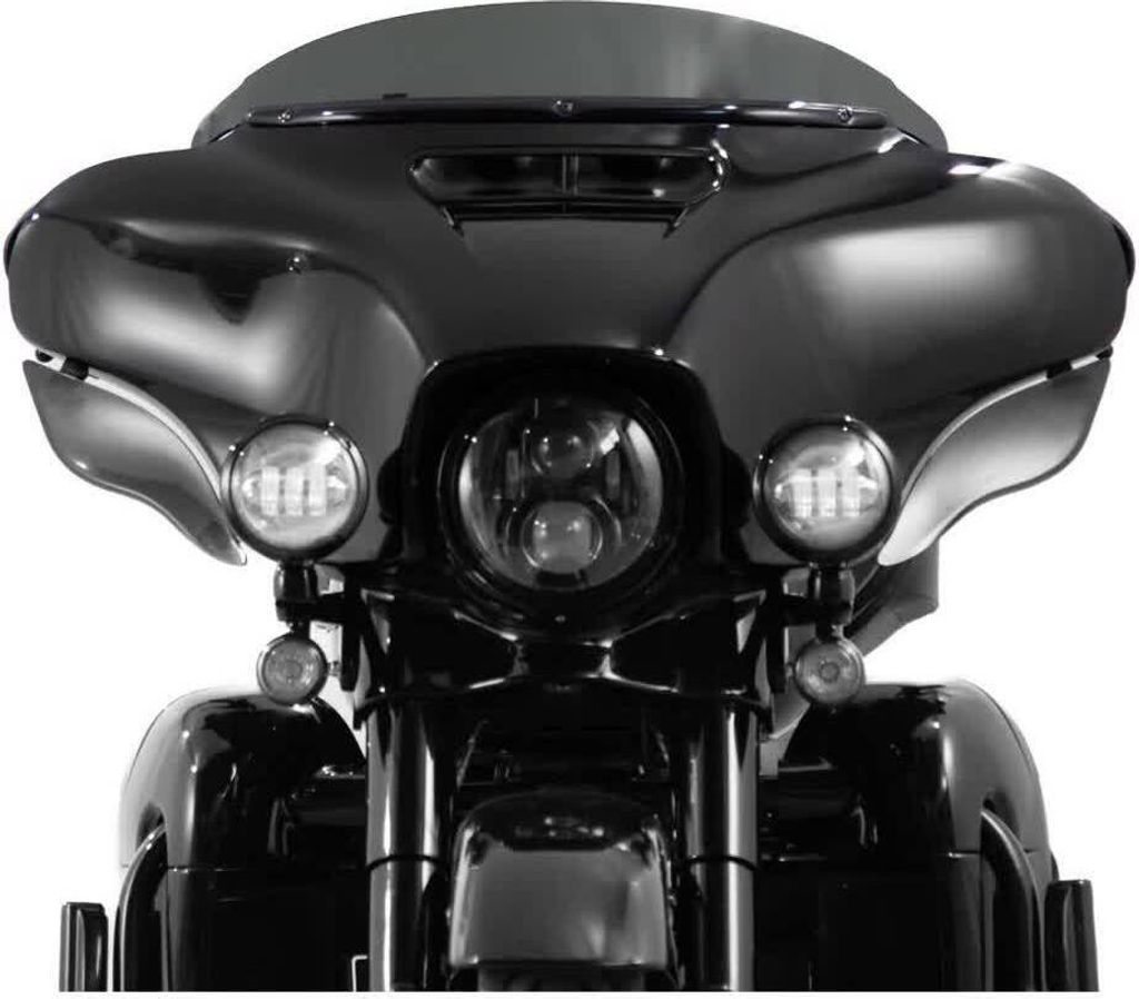 ISOTTA Dunkelrauch Niedrigscheibe 150x750x4mm für Harley Produktbild 