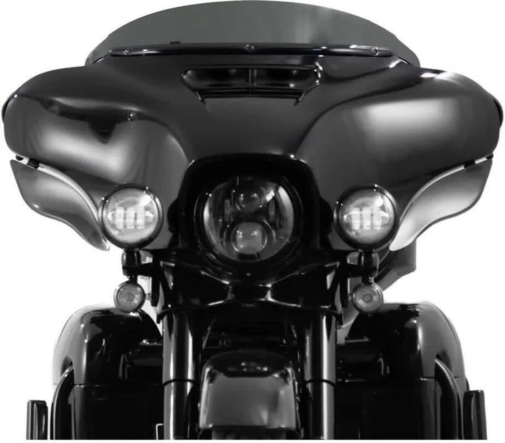 Bulle basse fumée foncée 4mm Isotta pour Electra Glide