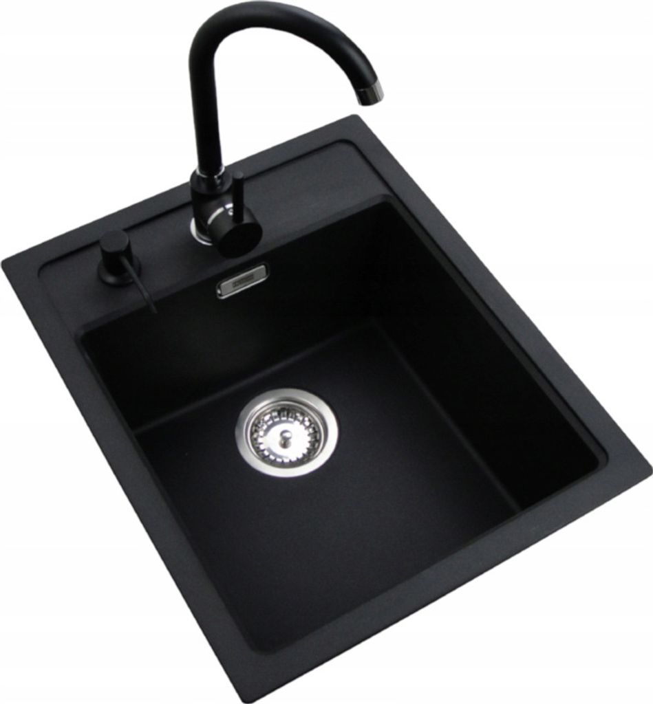 Franke Sid 610-36 Spülbecken Schwarz Batteriespender