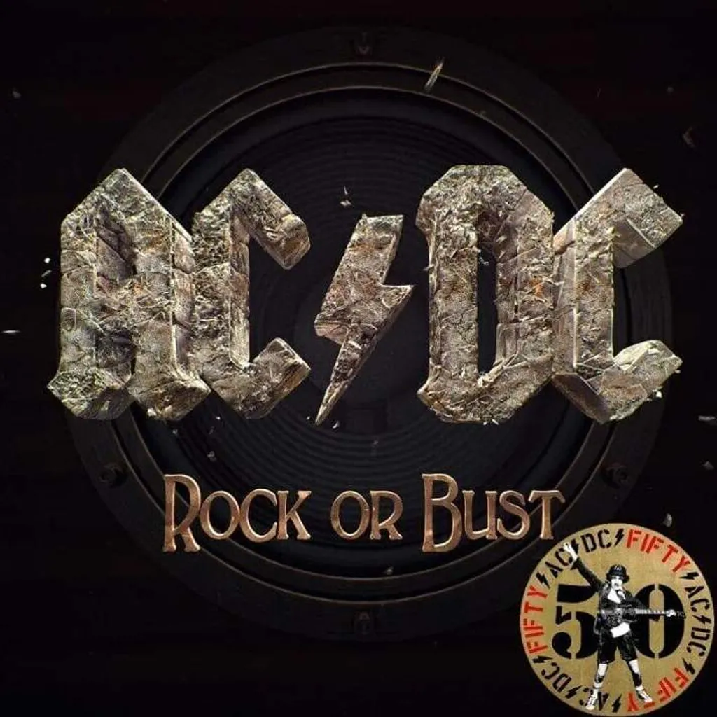 AC/DC Rock Or Bust Vinyle Gold Edition Limitée LP Pochette Gatefold