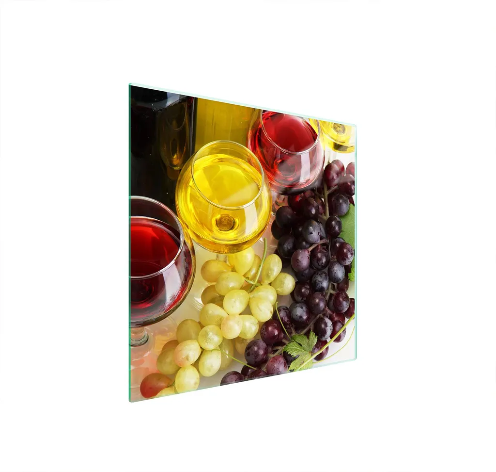 Copripiano Induzione Vetro 50x52 Vino | Protezione Antigraffio 4mm