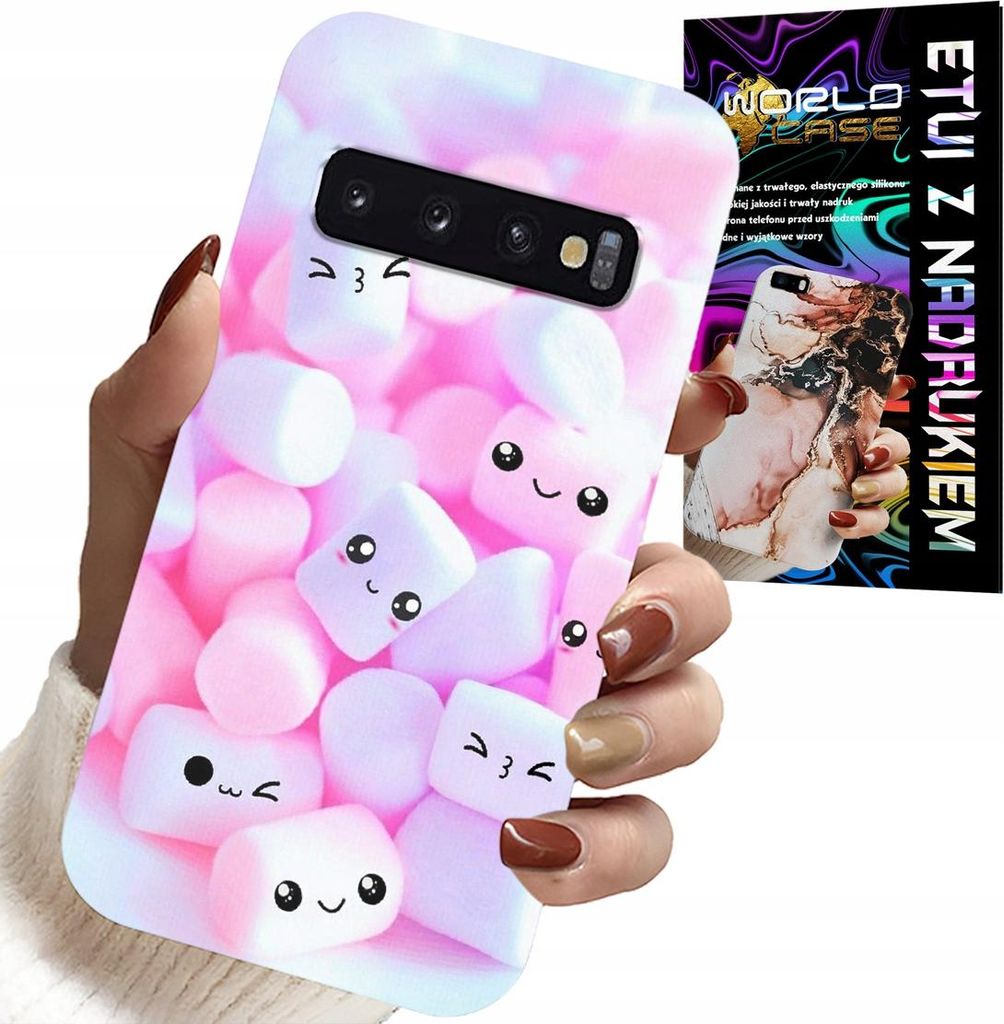 Hülle Für Samsung Galaxy S10 Plus - Süsses Marshmallow-Muster, Hülle, Rückseite