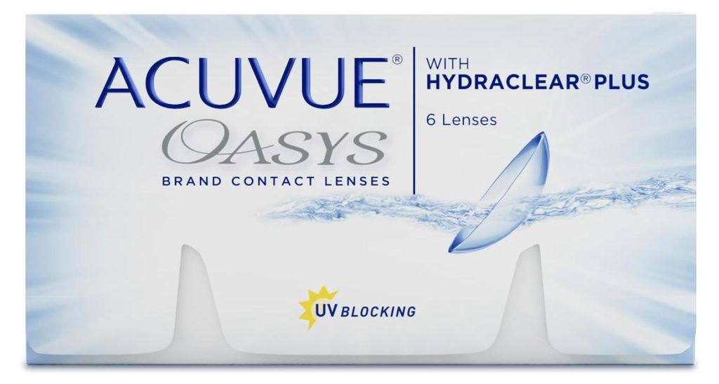 ACUVUE OASYS 2-Wochen-Kontaktlinsen für Tag und Nacht mit Produktbild 