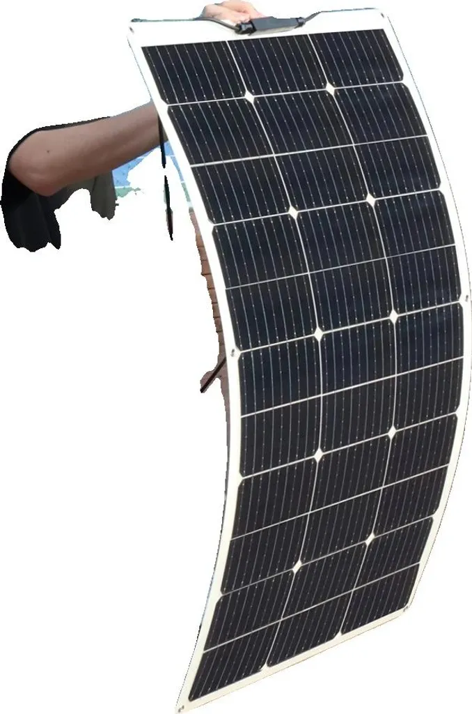 Modulo Fotovoltaico 100W Flessibile Monocristallino PET 12V Off-Grid