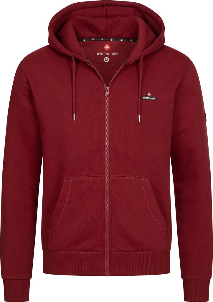 Höhenhorn Katan Herren Hoodie Pullover Rot Gr. 4XL