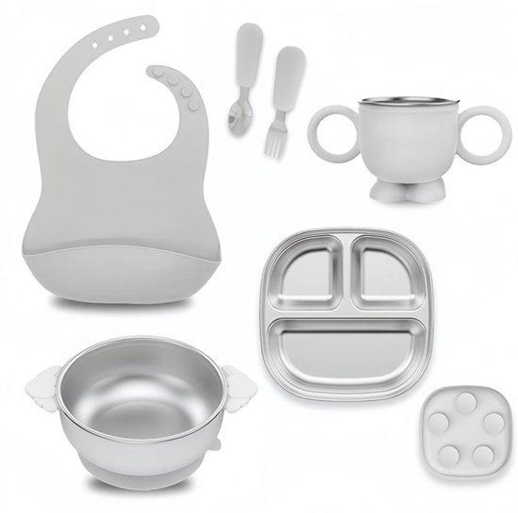 Set di posate per bambini Anti-Val in silicone, 6 pezzi, Immagine del prodotto 