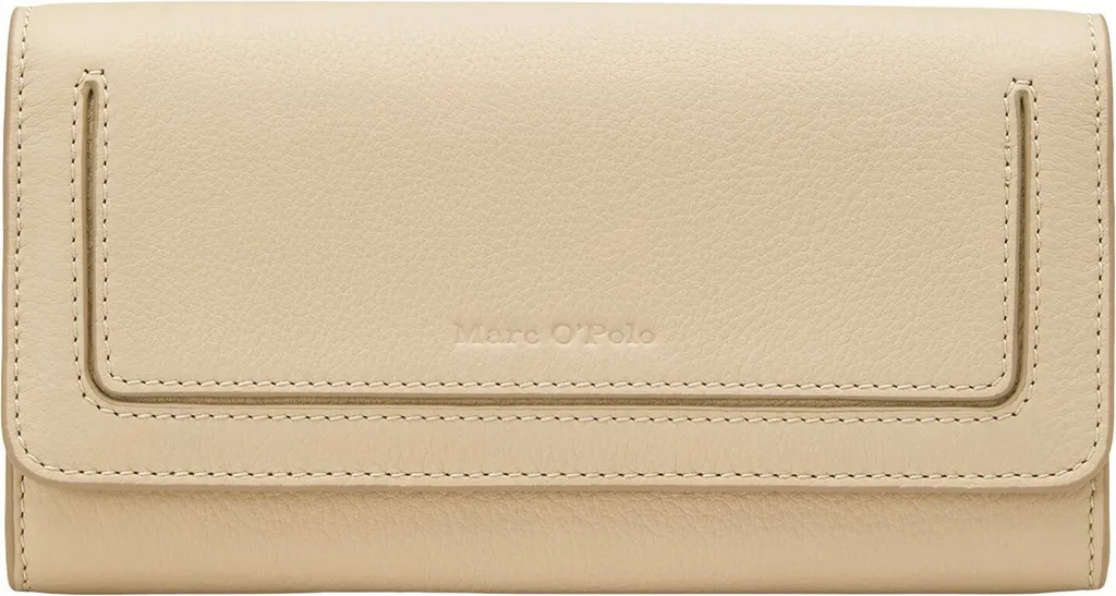 Marc O'Polo Porte-monnaie Combi Wallet Blushed Camel écru en Cuir Chic