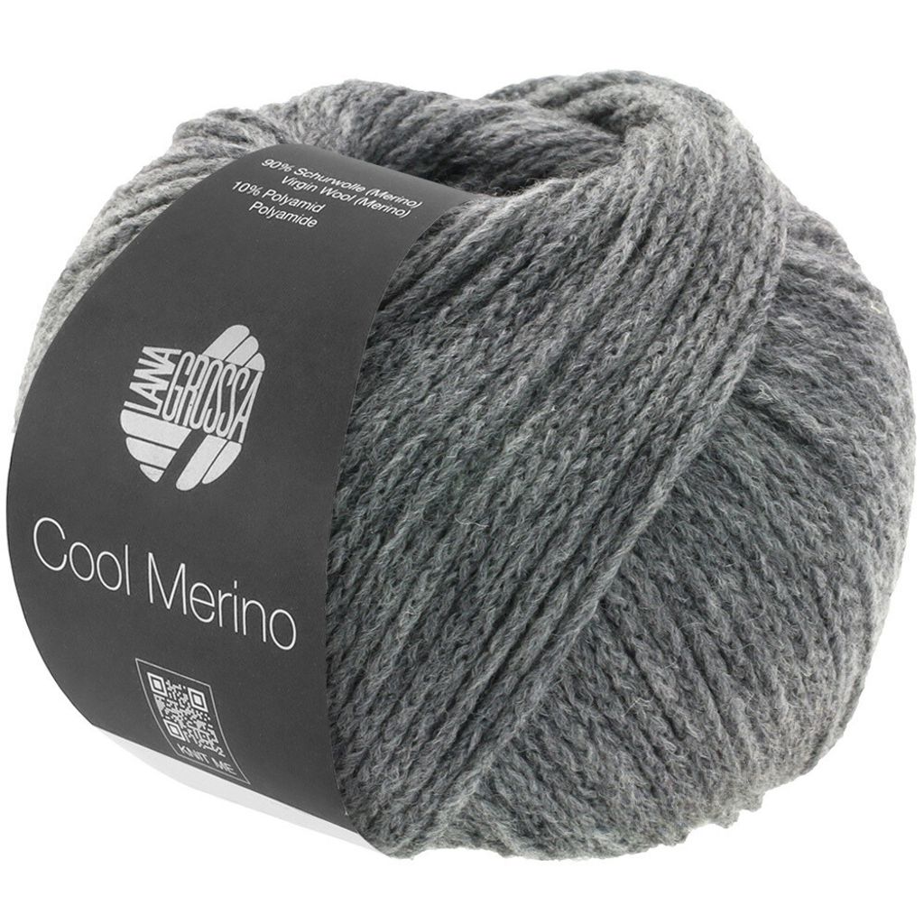 Lana Grossa Cool Merino 012 Dunkelgrau 50g Produktbild 