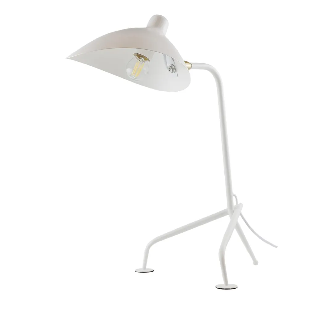 Lampe design noir E27 pour éclairer un bureau sombre et décorer la nuit