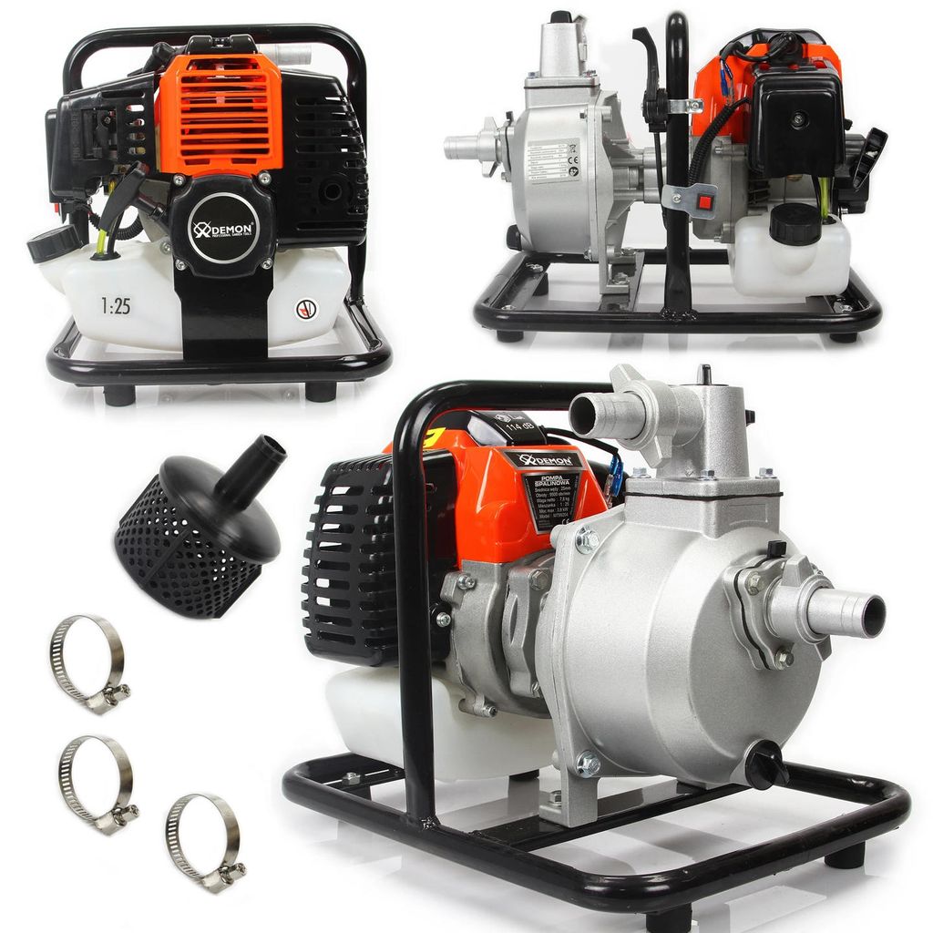Benzin Wasserpumpe 1''  5,2 PS Gartenpumpe 2-Takt Produktbild 17