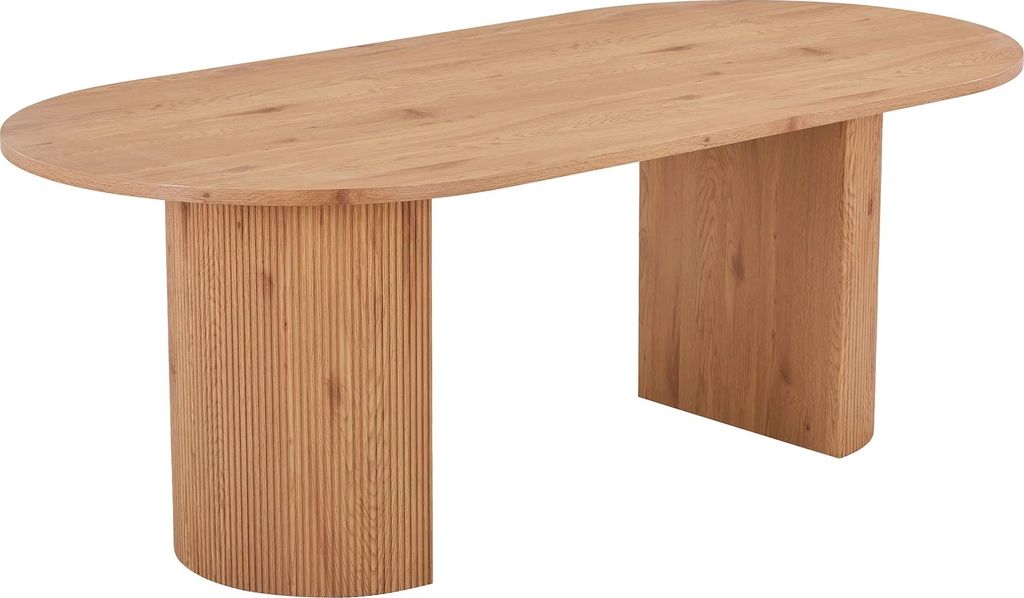 Esstisch >Boavista< in Eiche Nachbildung, MDF - 210x75x100cm (BxHxT)