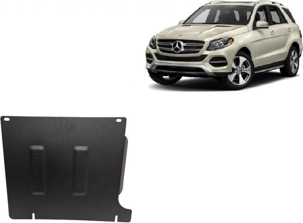 Stahl Unterfahrschutz für Getriebe Mercedes GLE X166