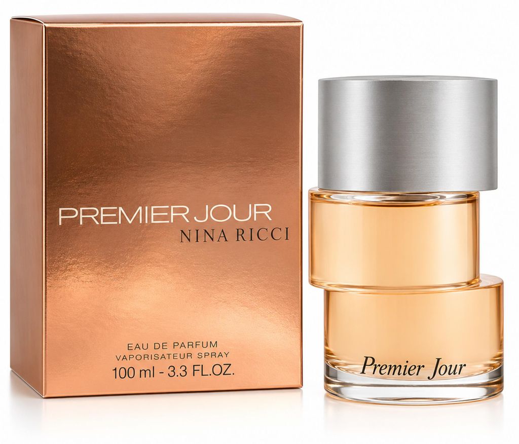 Nina Ricci Premier Jour, 100 ml, eau de parfum Productafbeelding  AI-gegenereerde afbeelding