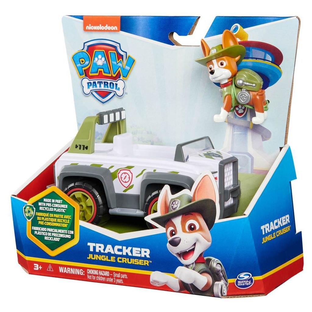 Paw Patrol, Dschungel-Truck mit Tracker-Figur (Sustainable Produktbild 