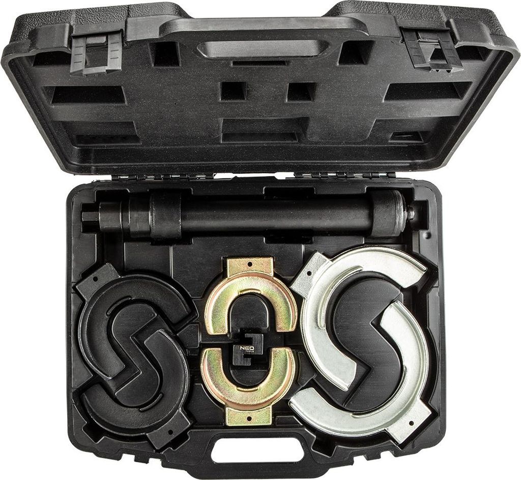 NEO TOOLS 11-797 Federspanner Fahrwerksfeder 7tlg Set Montagespanner
