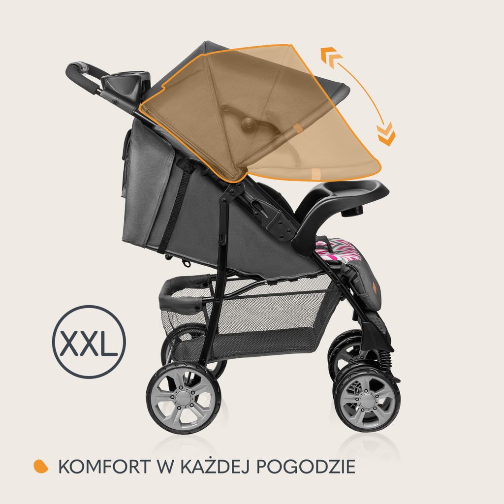 Lionelo Emma Buggy Malý skladací kočík s polohovaním do Obrázok produktu 33