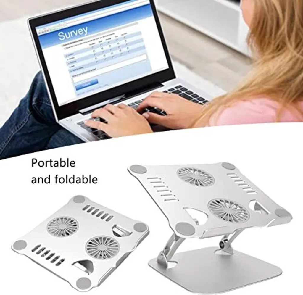 Supporto Laptop Gaming Alluminio Ventilato - Zero Throttling - 3