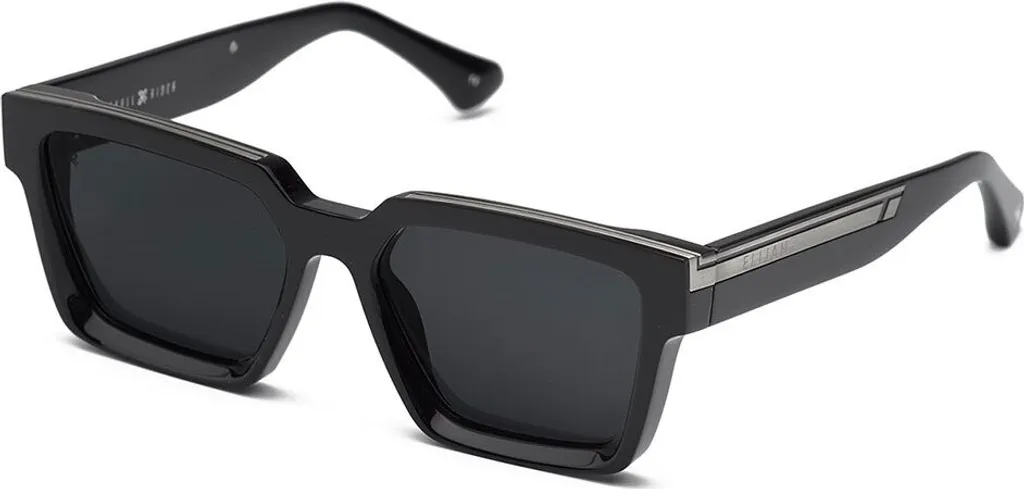 Lunettes de soleil noires pour homme Skull Rider Elijah - Protection UV