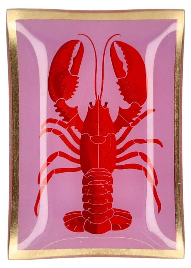Gift Company Glasteller Love Plates M, Hummer, Dekoteller, Immagine del prodotto 