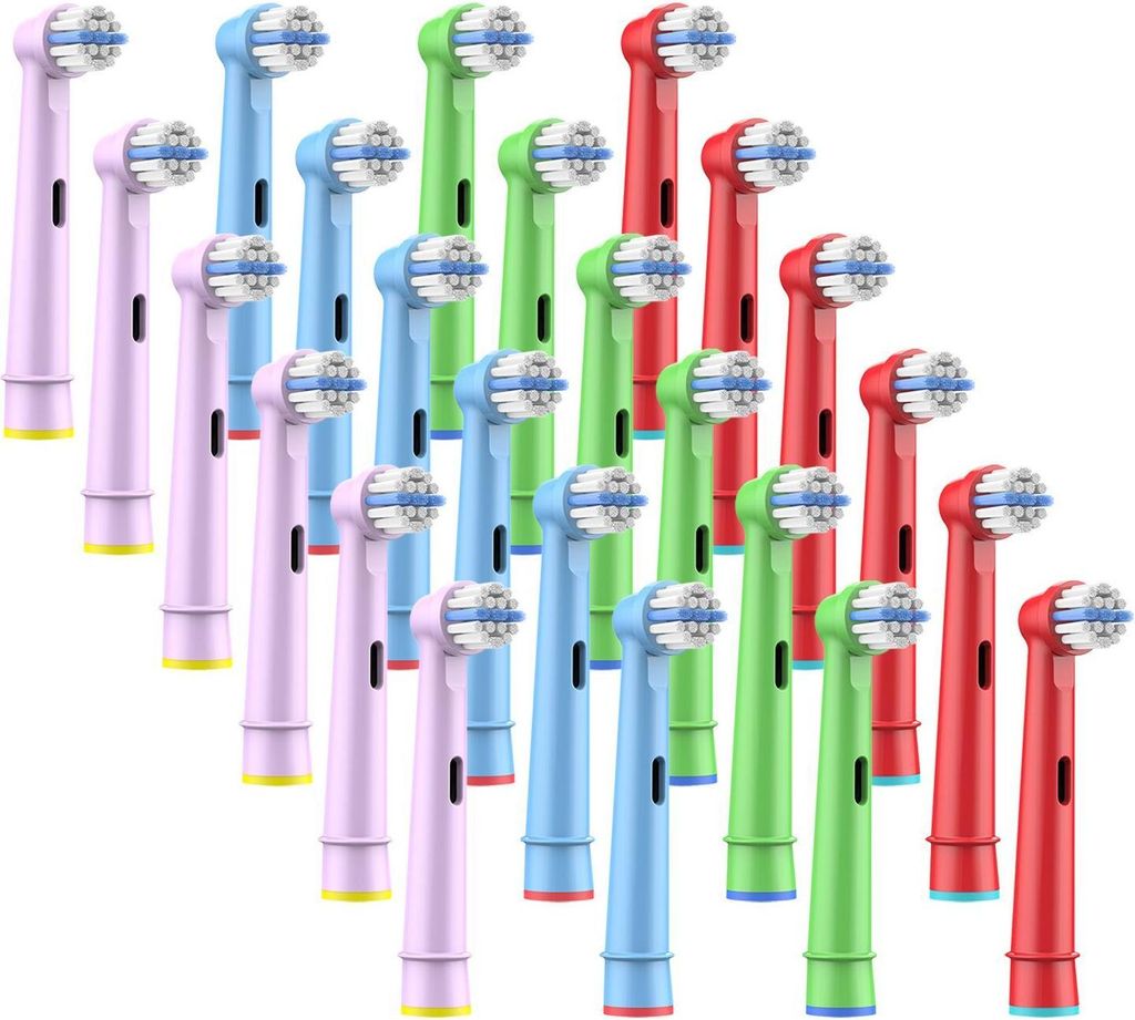 24 Aufsteckbürsten für Oral B Kinder Ersatzbürsten Produktbild 