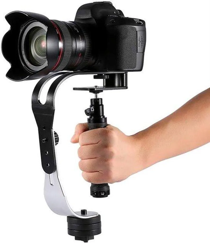 Stabilisateur Vidéo pour Vlog et Sport avec Appareil Reflex Numérique