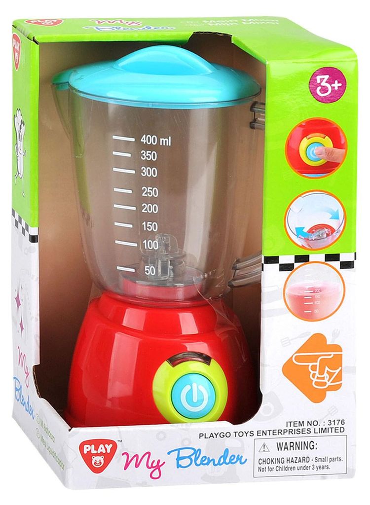 Playgo, Standmixer mit Deckel & Funktion, 14x11x21cm, 3176 Produktbild 