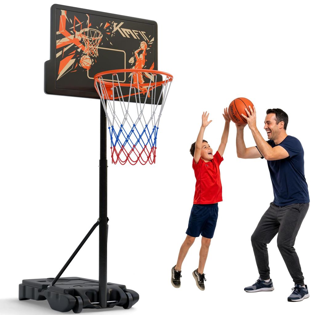 KM-Fit Basketballständer höhenverstellbar 110–210 cm, Produktbild 