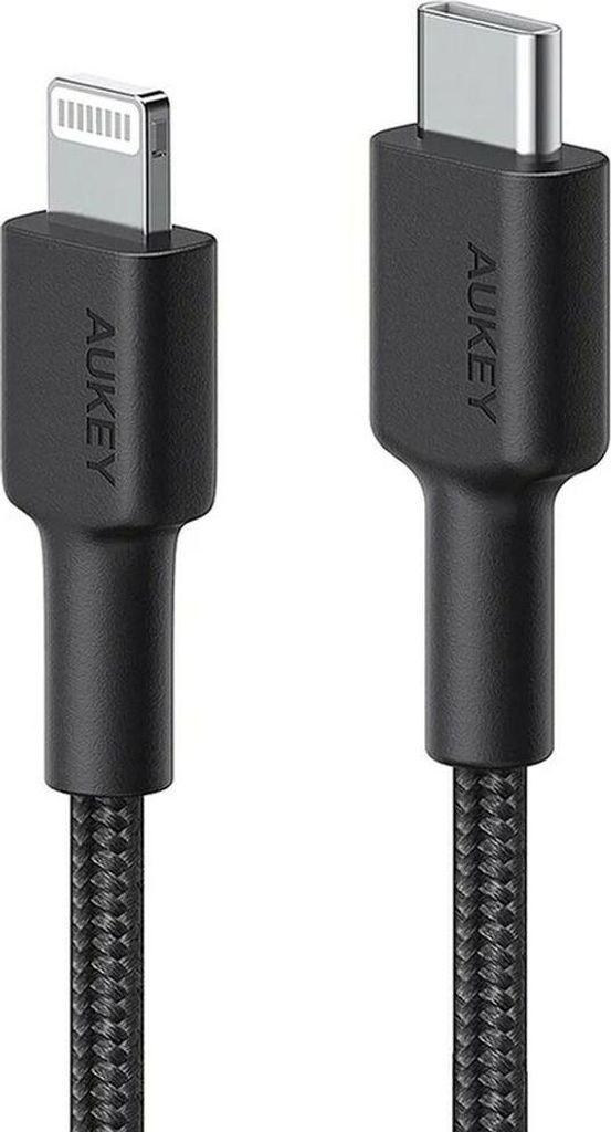 Aukey cb-cl03 Kabel usb Schnellladung usb c-lightning : 2m : schwarz