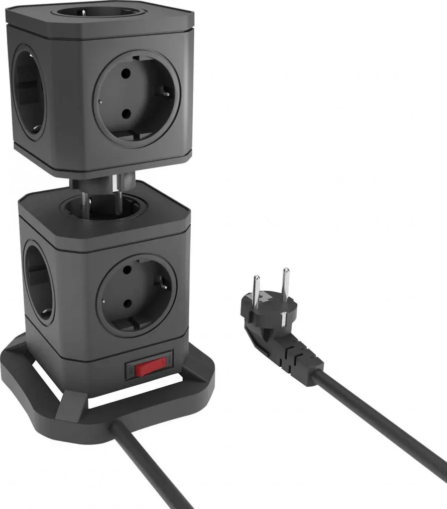 Multiprise Allteq 9 sorties pour installation informatique et home cinéma