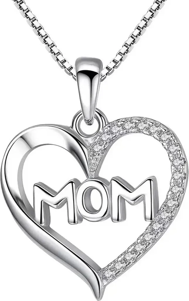 Collana Cuore Argento Donna - Stile Minimal Mom KP28757 Elegante