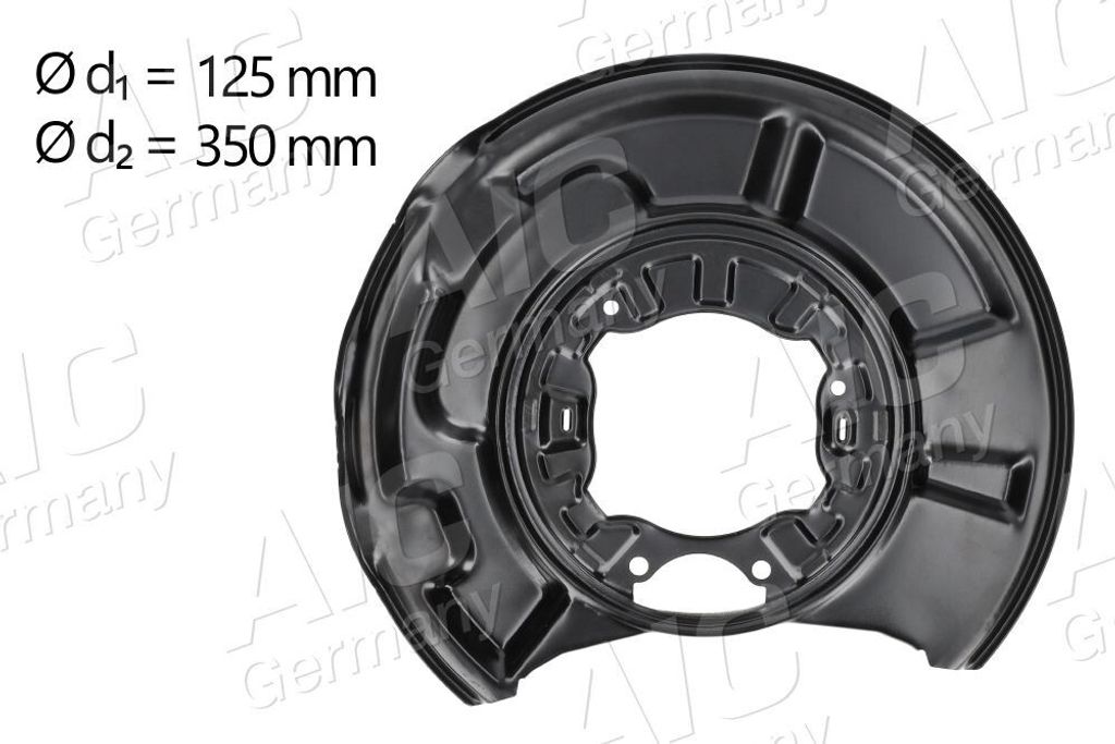 AIC Spritzblech Bremsscheibe passend für MERCEDES-BENZ E-Klasse Limousine (W211) Hinten Rechts 55100 Ankerblech