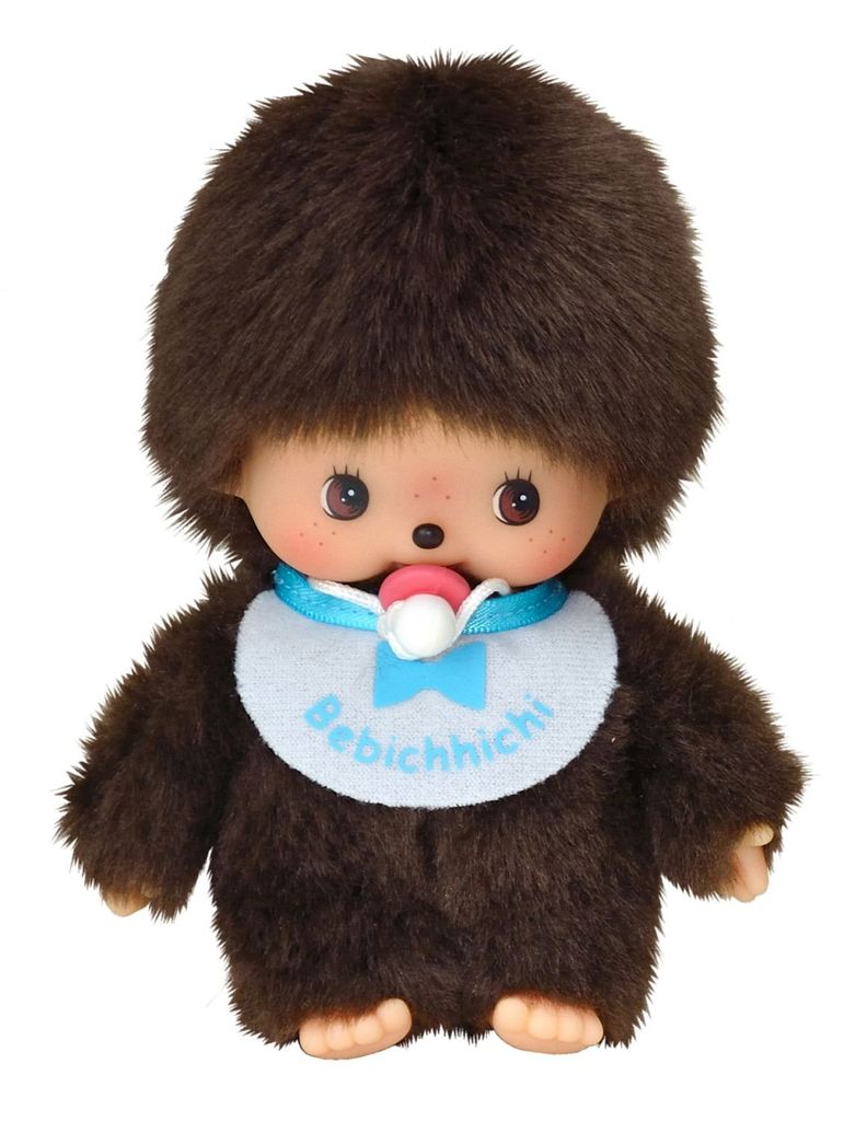 Monchhichi 235540 Bebichhichi Junge mit Lätzchen Produktbild 