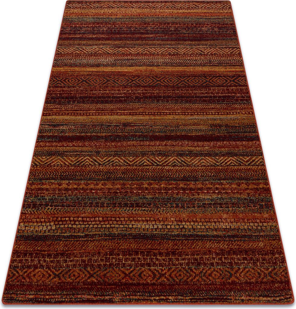 Wollteppich OMEGA BAKU red rot 66x100 cm