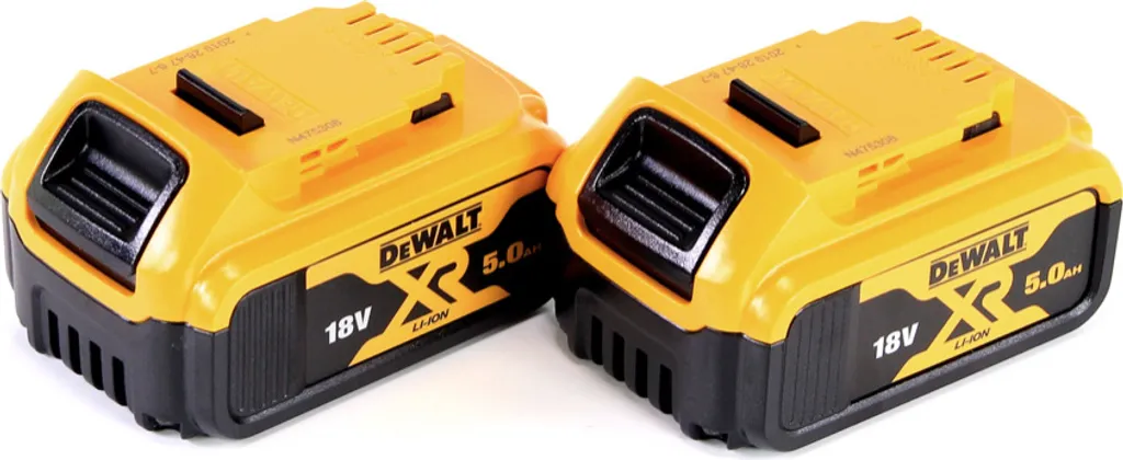 Batterie Dewalt 18V 5Ah DCB184 x2 - Évitez les Pannes d'Énergie sur Chantier
