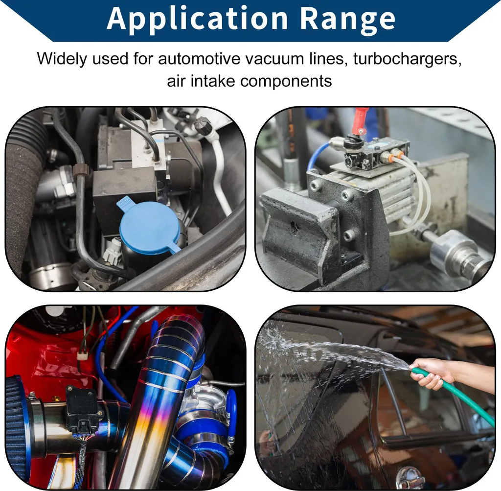 Tuyau de silicone pour aspiration auto 5m flexible de dépression