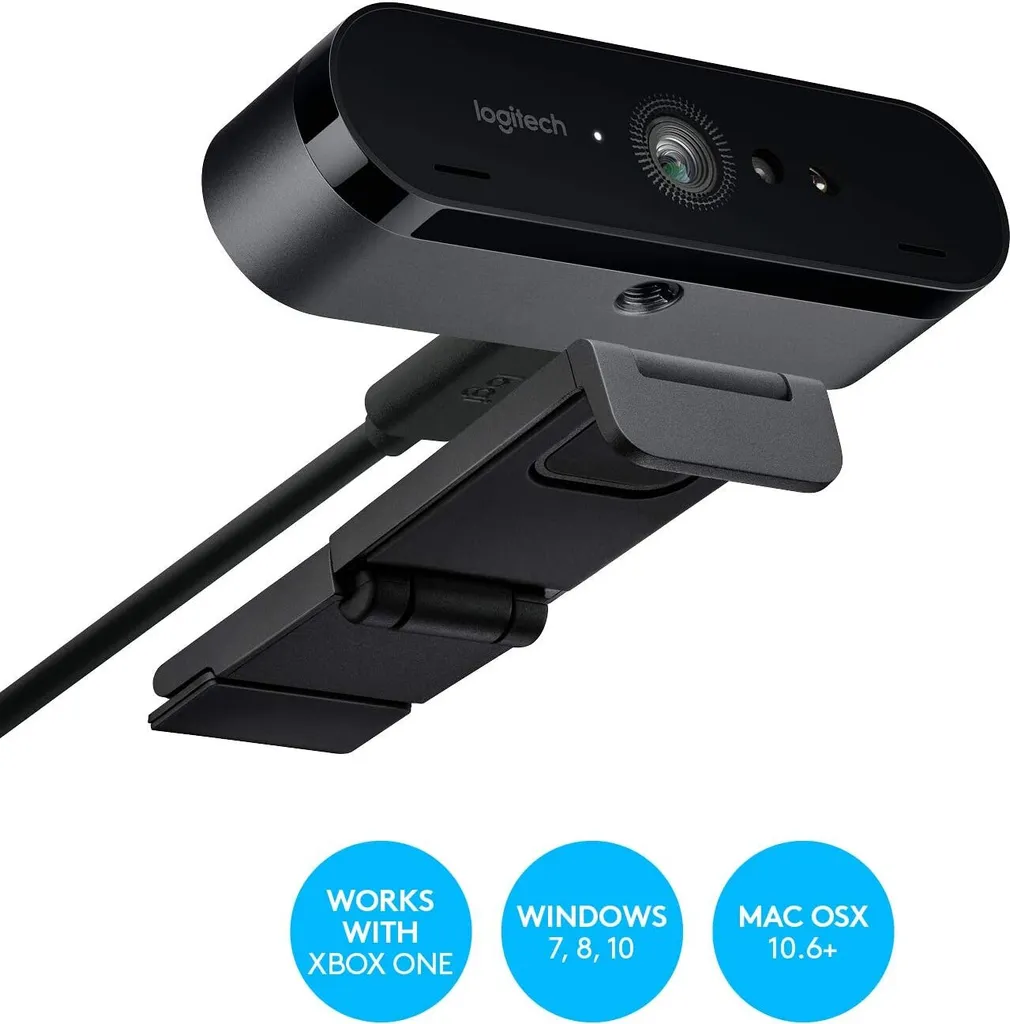 Webcam 4K Logitech BRIO Stream Edition pour Streaming et Visioconférence - 47
