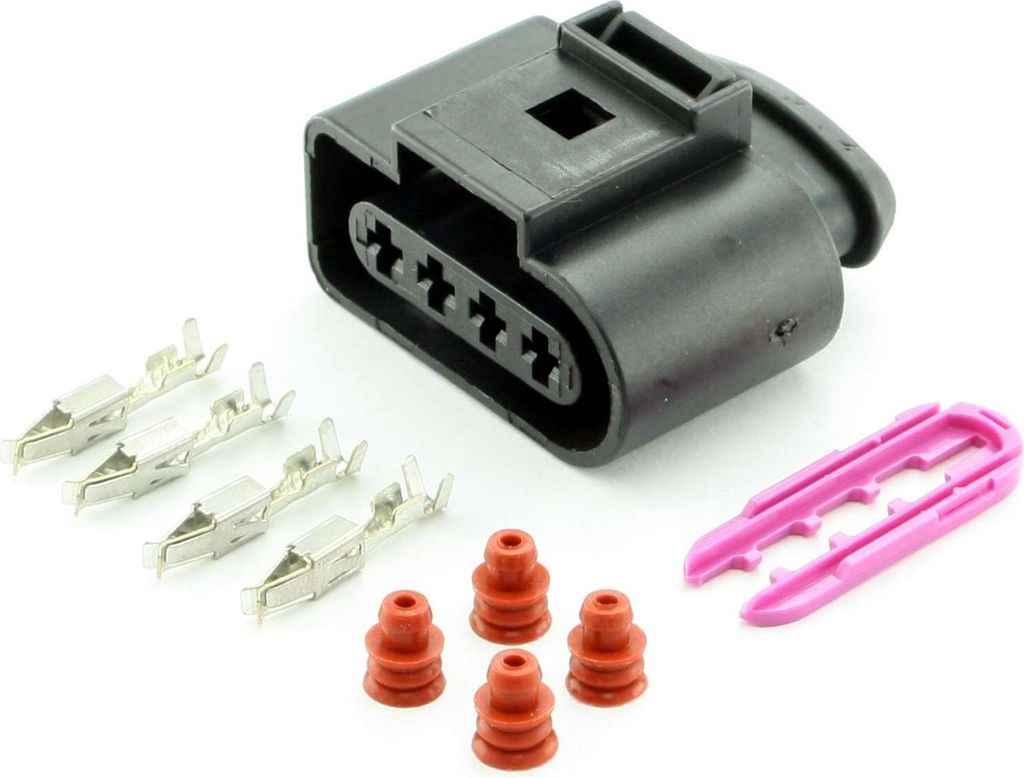Overdrive-Racing Reparatur Ersatz Stecker 4 Polig Reparaturstecker Buchse Repair Plug Passend Für 1J0973724 1J0 973 724